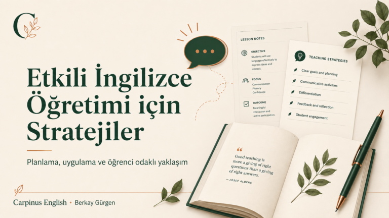 Etkili İngilizce Öğretimi için Stratejiler