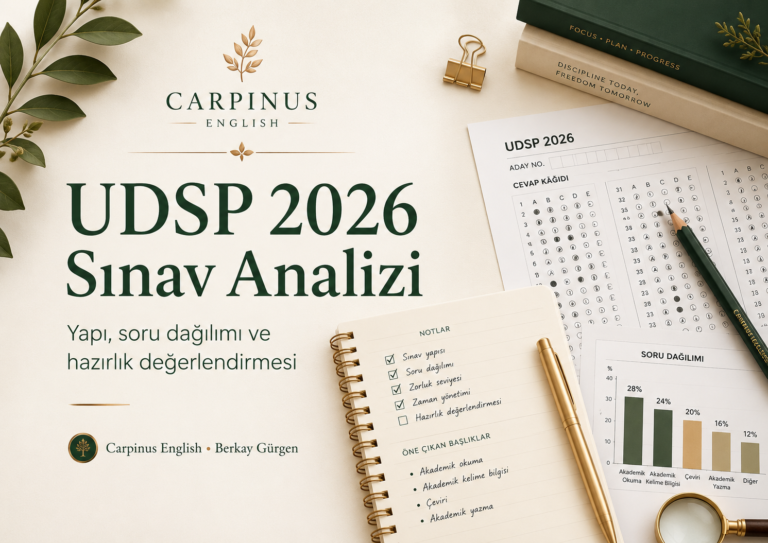 2026 UDSP İngilizce Sınavı Analizi: Beklediğimiz Gibi mi Geldi?
