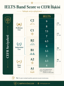 CEFR ve IELTS Band Score İlişkisi