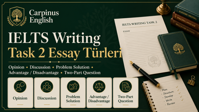 IELTS WRITING Task 2 Essay Türleri