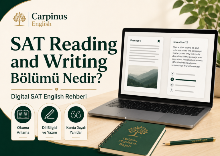 SAT Reading and Writing Bölümü Nedir?