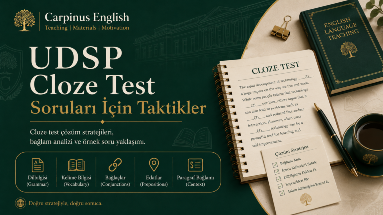 UDSP Cloze Test Soruları İçin Taktikler