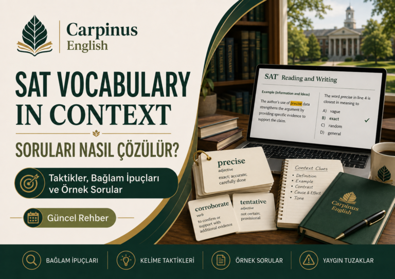 SAT Vocabulary In Context Soruları Nasıl Çözülür?